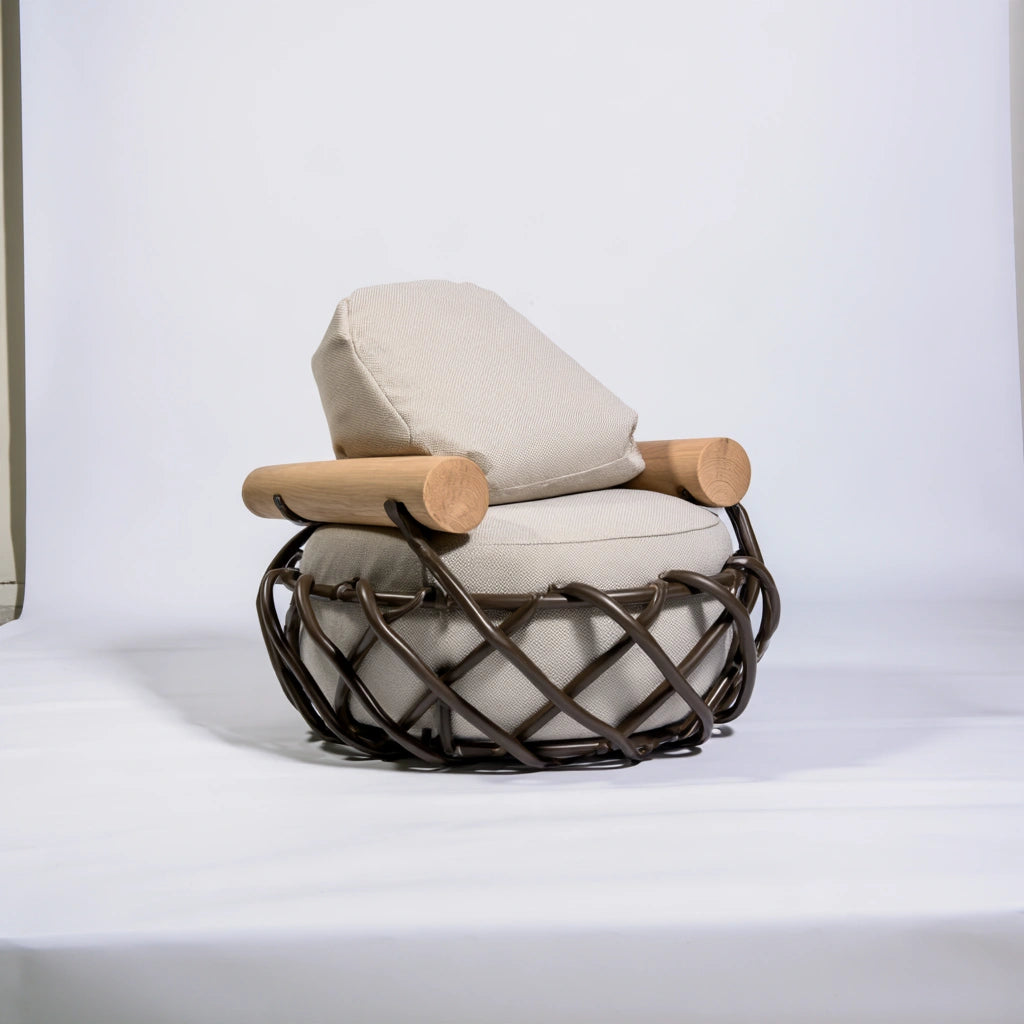 Accentfauteuil, kleur grijs